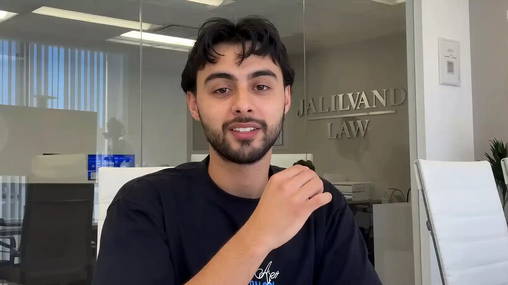 Video testimonial from Bryan A., a Jalilvand Law client